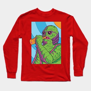 Gill-man Colorfull Art Long Sleeve T-Shirt